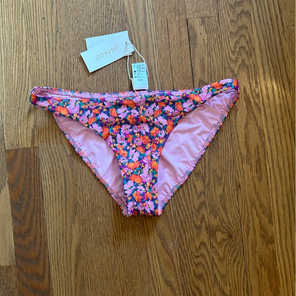 L Space Camacho Floral Bikini Bottom